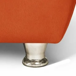 Gastronomie Sitzbank GALA Orange/Grau, Länge 120 cm