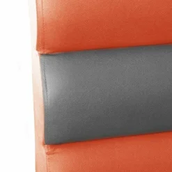 Gastronomie Sitzbank GALA Orange/Grau, Länge 120 cm