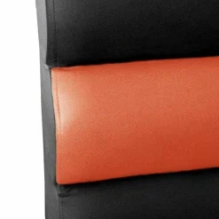 Gastronomie Sitzbank GALA schwarz, orange, Länge 120 cm