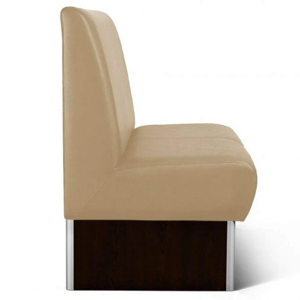 Gastronomie Sitzbank Woody beige, Länge 120 cm
