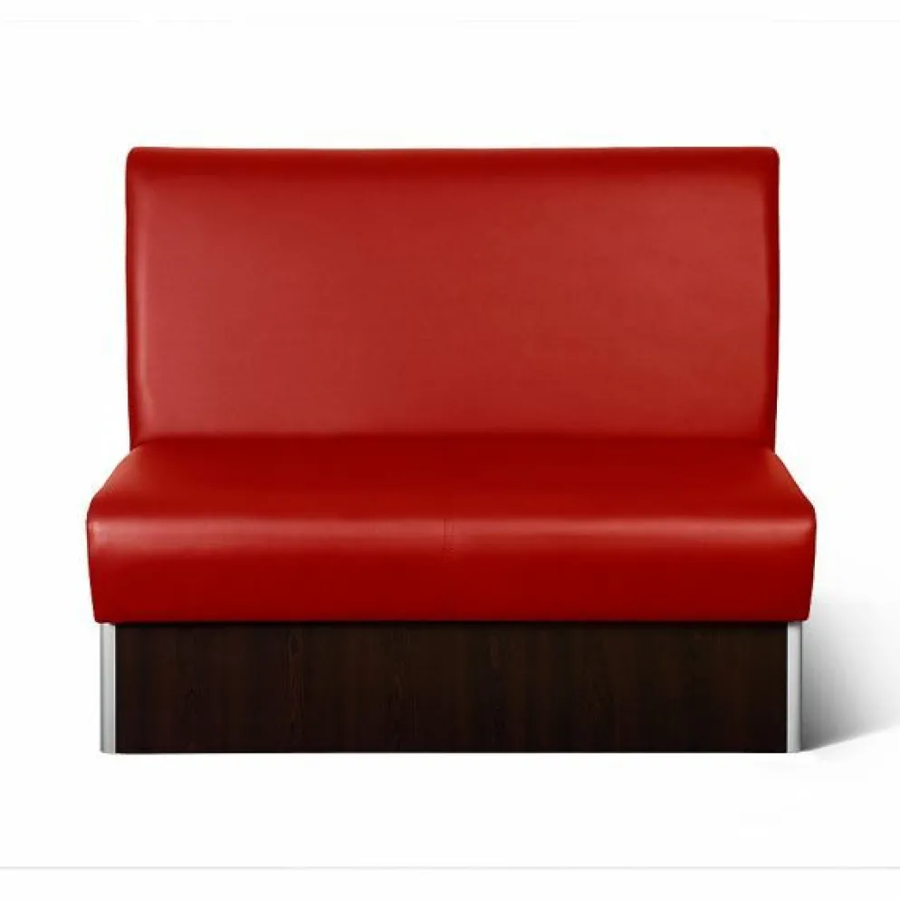Gastronomie Sitzbank Woody rot, Länge 120 cm