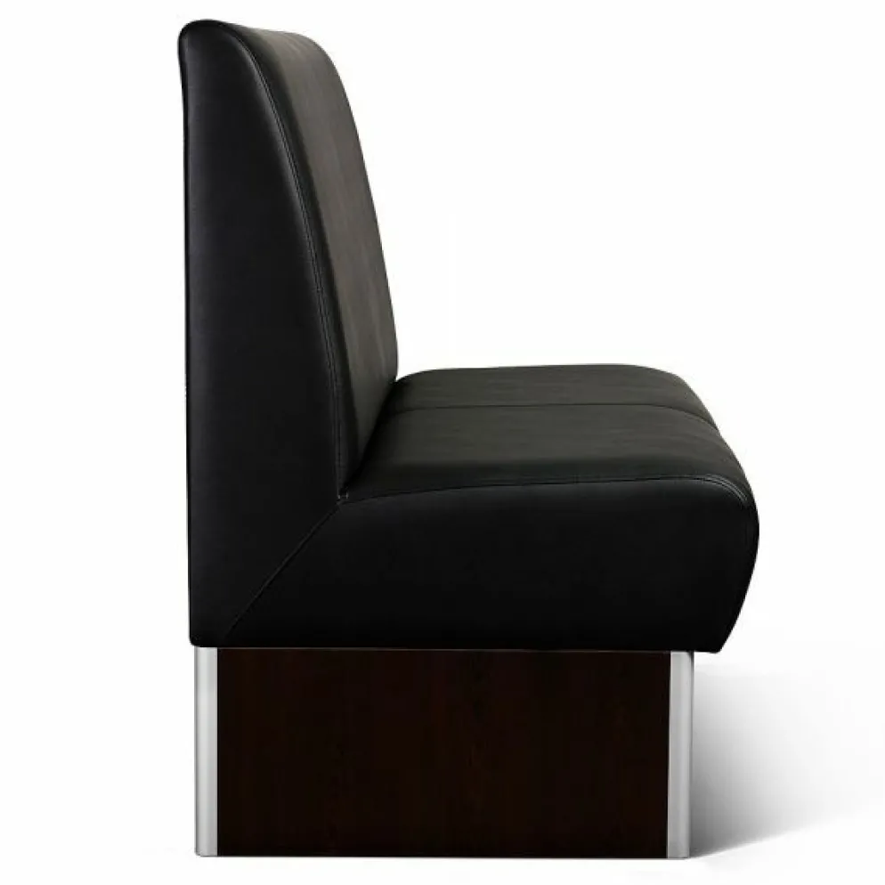 Gastronomie Sitzbank Woody schwarz, Länge 120 cm