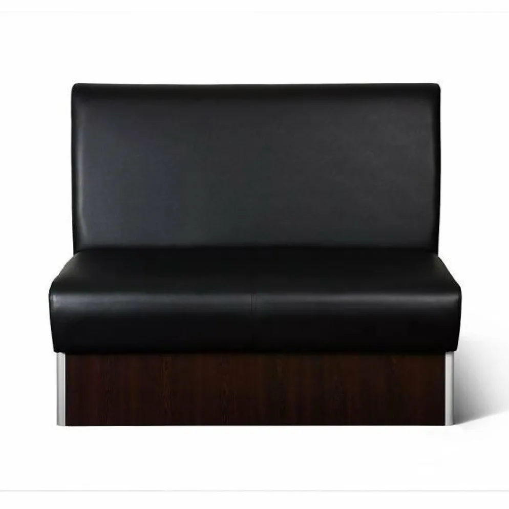 Gastronomie Sitzbank Woody schwarz, Länge 120 cm