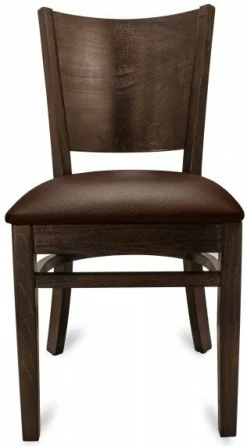 Gastro Restaurantstuhl Elan Sitz in braun