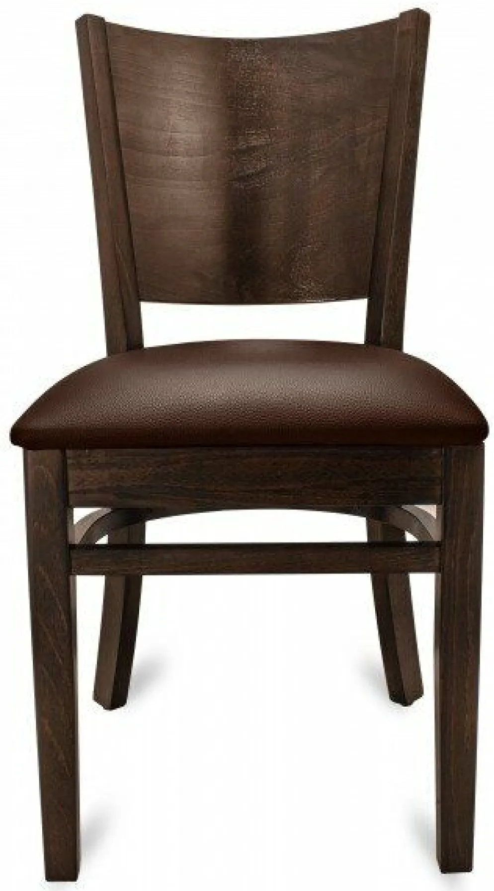 Gastro Restaurantstuhl Elan Sitz in braun
