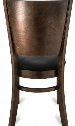 Gastro Restaurantstuhl Elan Sitz in schwarz