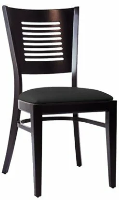 Gastro Restaurantstuhl Emily S11 Schwarz