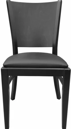Gastro Restaurantstuhl Indo-S11 Schwarz