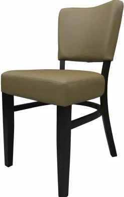 Gastro Restaurantstuhl Randy OS Beige, Beizton Wenge