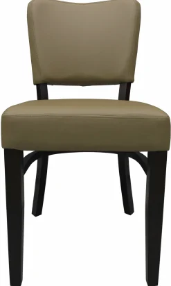 Gastro Restaurantstuhl Randy OS Beige, Beizton Wenge