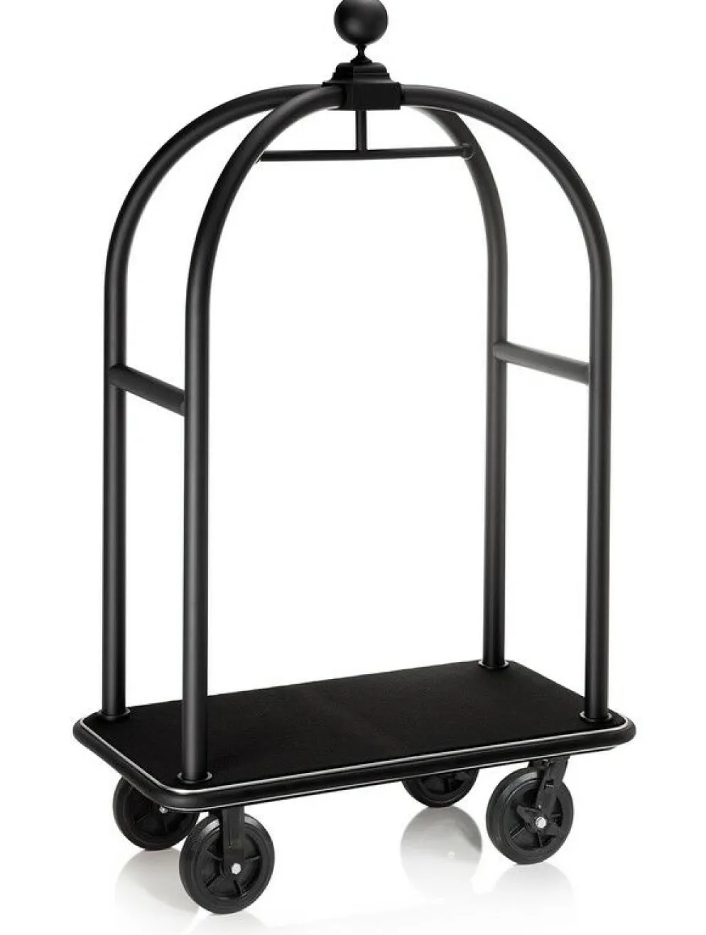 Gepäckwagen Drift schwarz, schwarzem Teppich