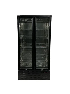 Getränke Glastürkühlschrank Barkühler 2 Türen, Breite 900mm