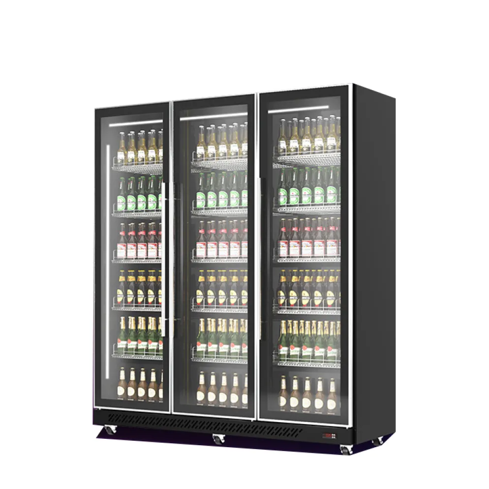Getränkekühlschrank 1680x635x1980mm I 1200 L I 3 Glastüren