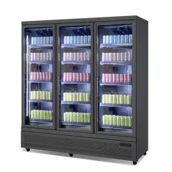 Getränkekühlschrank 1880x710x200mm, 1600 L, 3 Glastüren / Flügeltüren