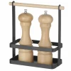 Gewürz/Besteckhalter schwarz 230x100x240 mm
