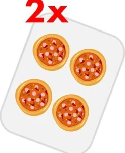 GGF Profi Pizzaofen 2 Backkammern, 12 kW, 1010x850x750mm, für 8x Ø36cm Pizzen