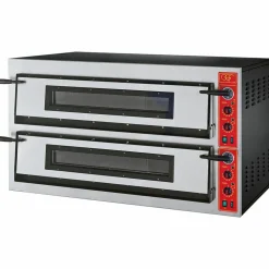 GGF Profi Pizzaofen Vollschamott für 12x Ø36cm Pizzen, 18 kW