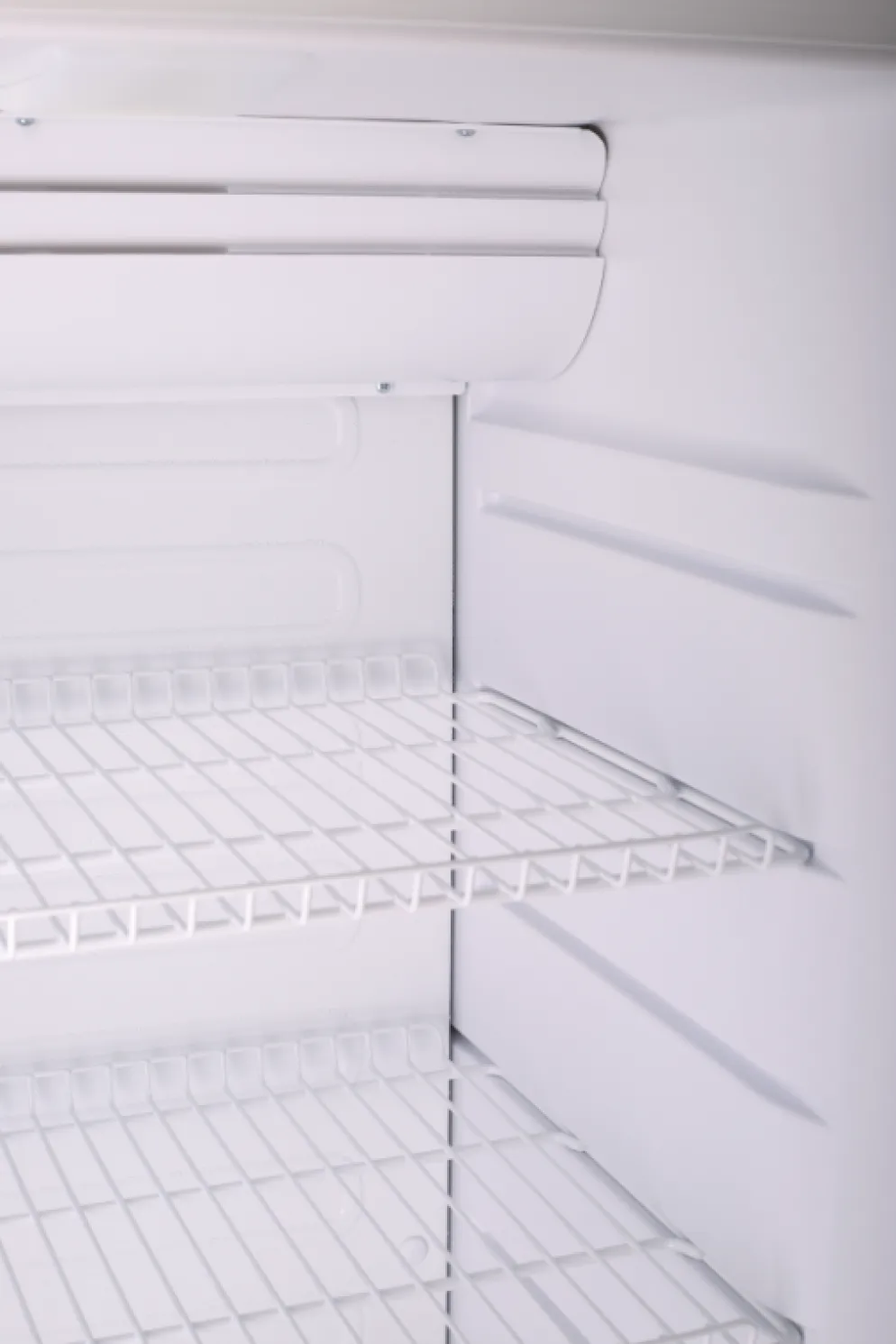 Glastürkühlschrank CD 350 weiß, Türanschlag links