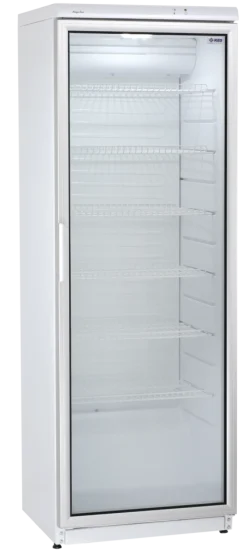 Glastürkühlschrank CD 350 weiß, Türanschlag links