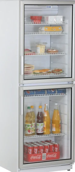 Glastürkühlschrank CD 350-2, 600x600x1730 mm