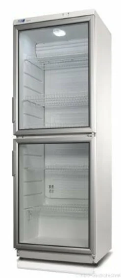 Glastürkühlschrank CD 350-2, 600x600x1730 mm
