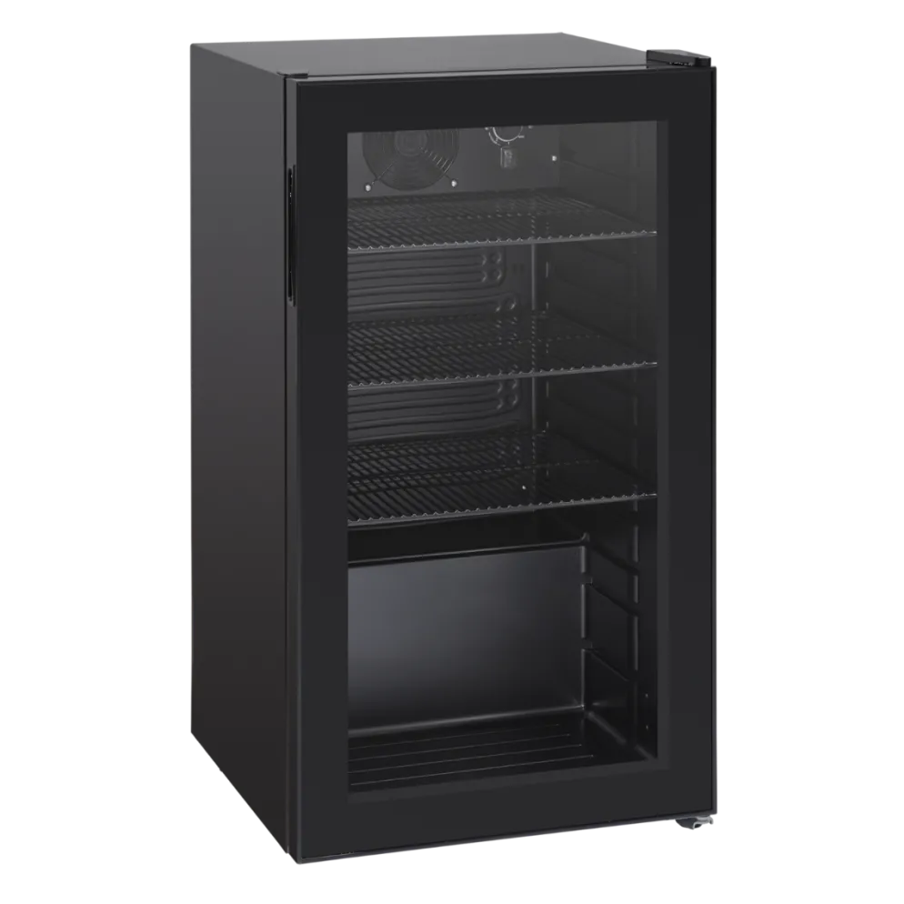 Glastürkühlschrank KBS 147 U schwarz