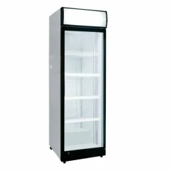 Glastür-Kühlschrank mit Werbedisplay 1 Flügeltür 577 mm, 386 l