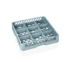 Gläserkorb 50x50cm DISH RACK 98, mit 9 Einteilungen