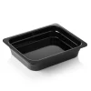 GN Behälter GN 65 BLACK 1/2-065 mm, schwarz, Melamin