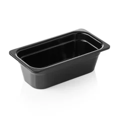 GN Behälter GN 65 BLACK 1/3-100 mm, schwarz, Melamin
