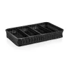 GN Besteckkorb 1/1 WEAVER PRO Systemkörbe, schwarz, Polypropylen