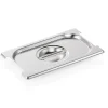 GN Deckel GN CORE 1/4, mit Griffaussparung, Chromnickelstahl
