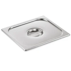 GN Deckel GN CORE 2/3, mit Löffelaussparung, Chromnickelstahl