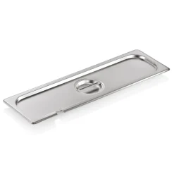 GN Deckel GN SELECT 2/4, mit Löffelaussparung, Chromnickelstahl 18/8