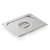 GN Deckel GN SELECT 1/2, mit Löffelaussparung, Chromnickelstahl 18/8