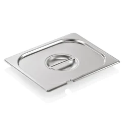 GN Deckel GN SELECT 1/2, mit Löffelaussparung, Chromnickelstahl 18/8