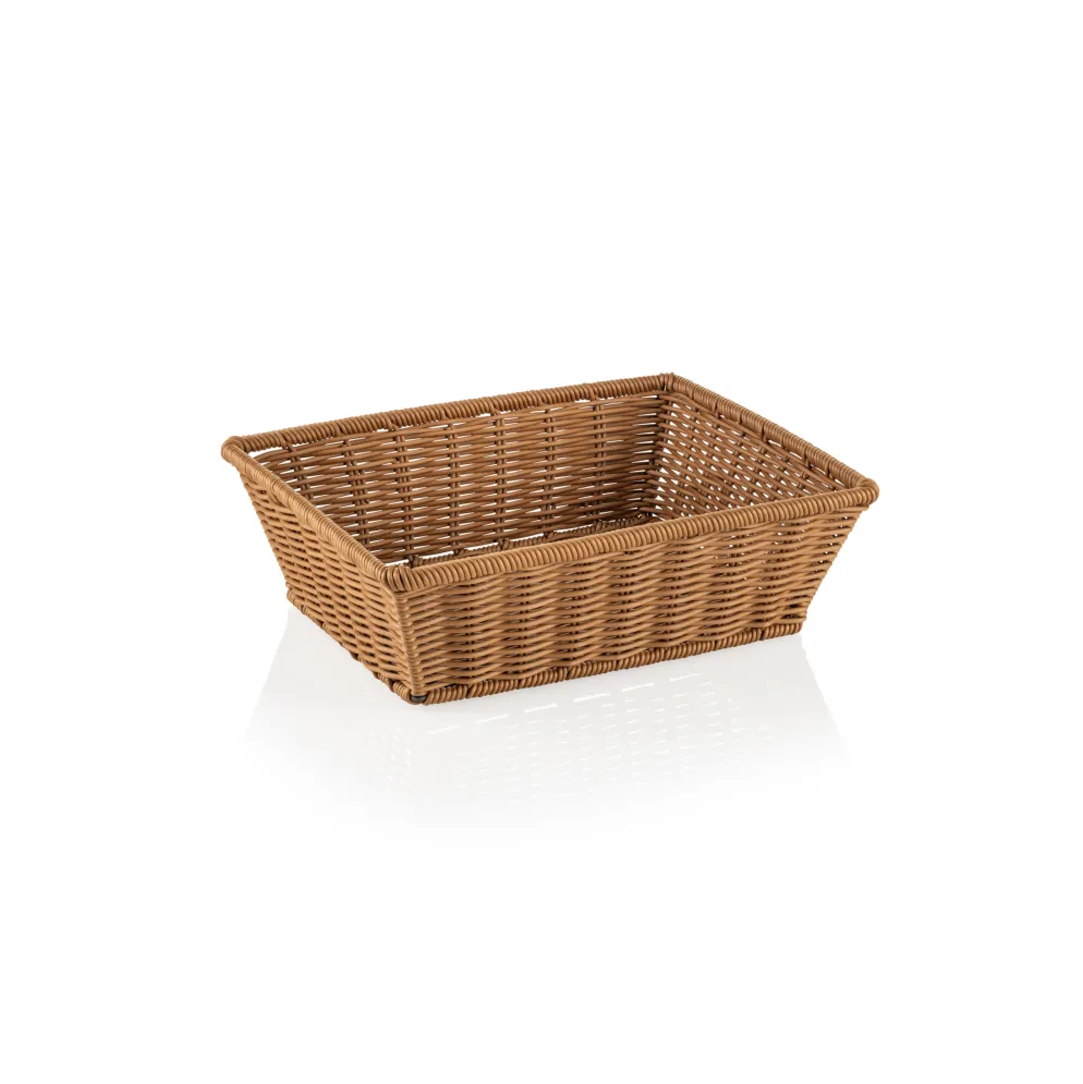 GN Korb 1/2 WEAVER PRO GN Körbe, beige, Polypropylen, Chromnickelstahl 18/10