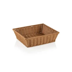 GN Korb 2/3 WEAVER PRO GN Körbe, beige, Polypropylen, Chromnickelstahl 18/10