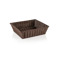 GN Korb 2/3 WEAVER PRO GN Körbe, braun, Polypropylen, Chromnickelstahl 18/10