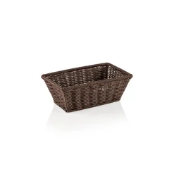 GN Korb 1/4 WEAVER PRO GN Körbe, braun, Polypropylen, Chromnickelstahl 18/10