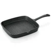 Grillpfanne, 22 x 22 x 3,5 cm, Gusseisen