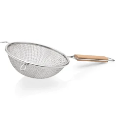 Großküchensieb, Ø 20 cm, Maschenweite 1 mm, Chromnickelstahl