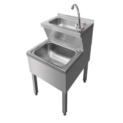 Handwasch-Ausgussbecken-Kombination Breite 500x700 mm