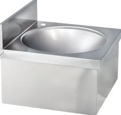 Handwaschbecken eckige Form ohne Mischbatterie BxTxH 40x40x23,5cm