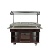 Heisses Buffet, Wärmebuffet mit Tablettrutsche für 5x GN1/1