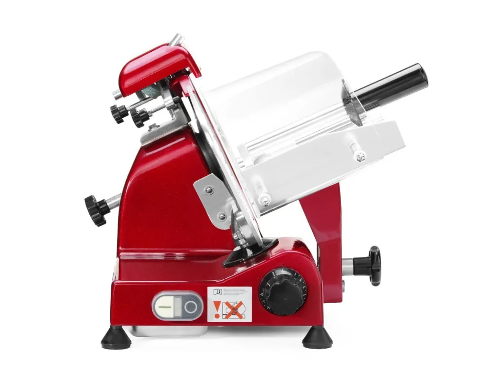 HENDI Aufschnittmachine Profi ⌀220mm rot, 280W