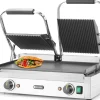 HENDI Doppel-Kontaktgrill oben gerillt/unten glatt, Breite 570mm