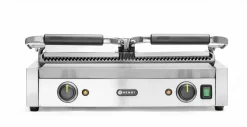 HENDI Dopp-Kontaktgrill oben/unten gerillt, Breite 570mm