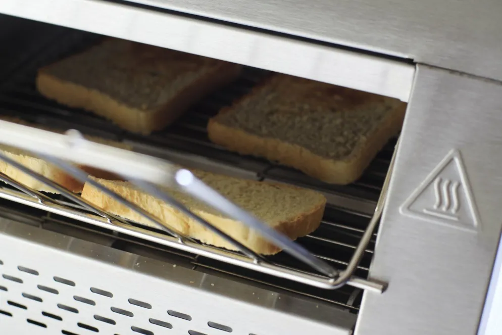 HENDI Durchlauf-Toaster doppelt, Band einstellbar. 2240W