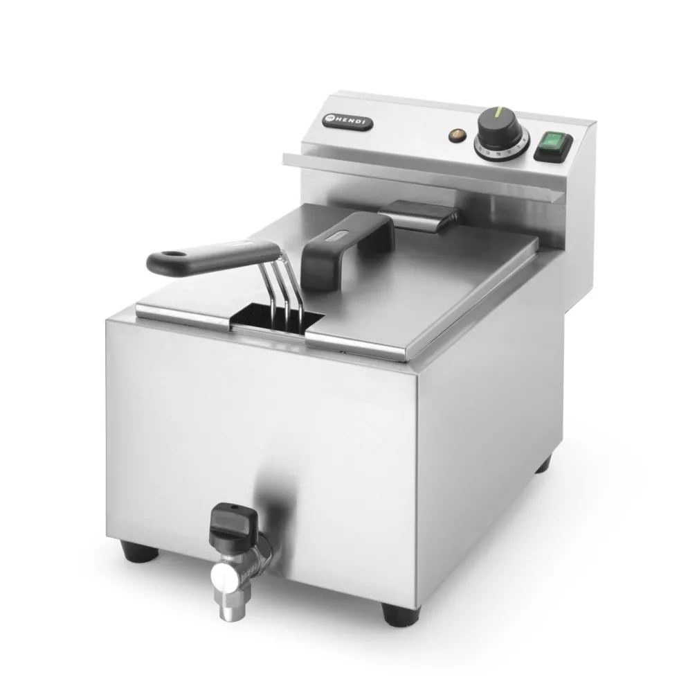 HENDI Friteuse Profi Line mit Ablasshahn 8L 3,5kW
